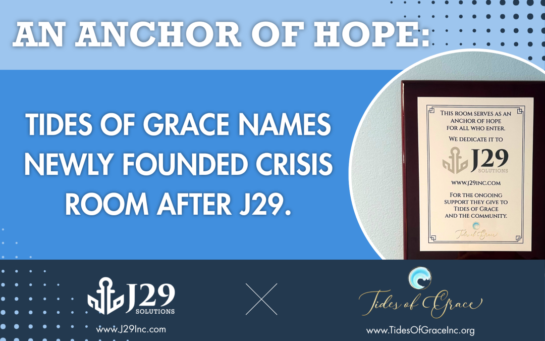 AN ANCHOR OF HOPE: TIDES OF GRACE NAMES NEWLY FOUNDED CRISIS ROOM AFTER J29.
