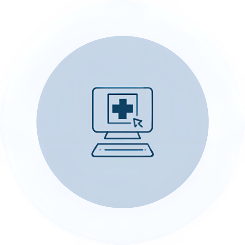 Healthcare Informatics and Data Analysis Icon
