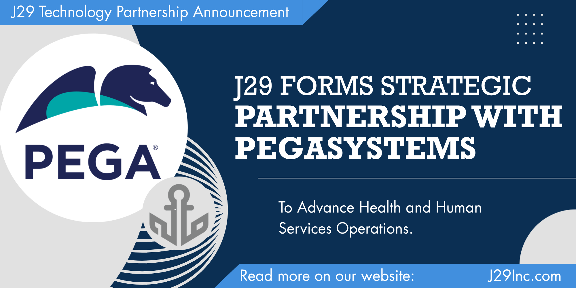 J29 Joins Pegasystems Partner Program to Advance Health and Human Services Operations
